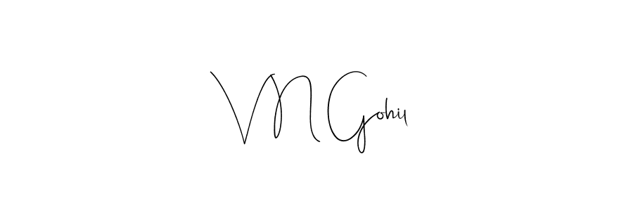 Here are the top 10 professional signature styles for the name V N Gohil. These are the best autograph styles you can use for your name. V N Gohil signature style 4 images and pictures png