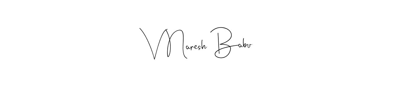Also You can easily find your signature by using the search form. We will create V Naresh Babu name handwritten signature images for you free of cost using Andilay-7BmLP sign style. V Naresh Babu signature style 4 images and pictures png