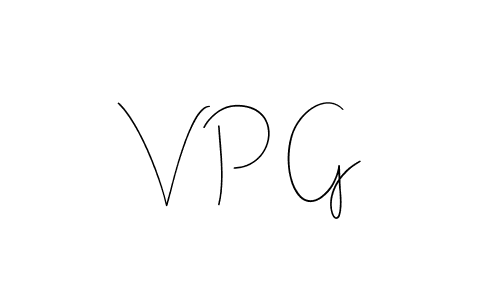 You should practise on your own different ways (Andilay-7BmLP) to write your name (V P G) in signature. don't let someone else do it for you. V P G signature style 4 images and pictures png