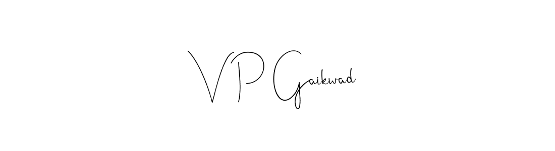 V P Gaikwad stylish signature style. Best Handwritten Sign (Andilay-7BmLP) for my name. Handwritten Signature Collection Ideas for my name V P Gaikwad. V P Gaikwad signature style 4 images and pictures png