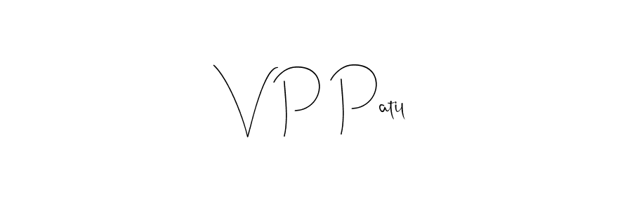 Also You can easily find your signature by using the search form. We will create V P Patil name handwritten signature images for you free of cost using Andilay-7BmLP sign style. V P Patil signature style 4 images and pictures png