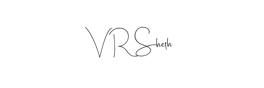 Once you've used our free online signature maker to create your best signature Andilay-7BmLP style, it's time to enjoy all of the benefits that V R Sheth name signing documents. V R Sheth signature style 4 images and pictures png