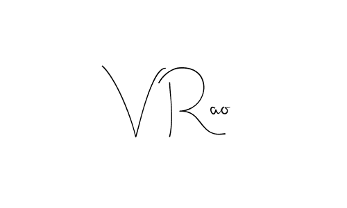 V Rao stylish signature style. Best Handwritten Sign (Andilay-7BmLP) for my name. Handwritten Signature Collection Ideas for my name V Rao. V Rao signature style 4 images and pictures png