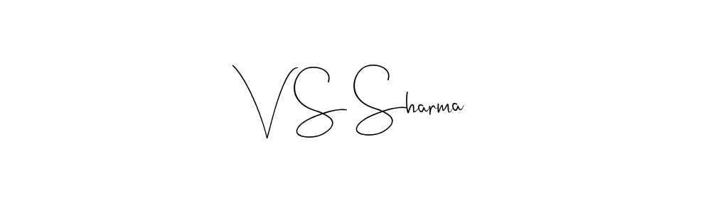 Design your own signature with our free online signature maker. With this signature software, you can create a handwritten (Andilay-7BmLP) signature for name V S Sharma. V S Sharma signature style 4 images and pictures png