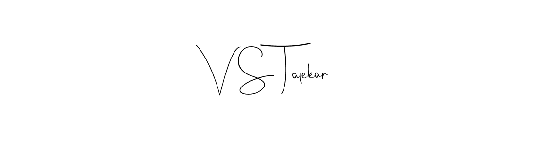 Make a beautiful signature design for name V S Talekar. Use this online signature maker to create a handwritten signature for free. V S Talekar signature style 4 images and pictures png