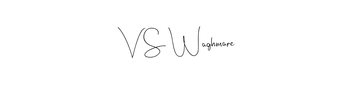 Make a beautiful signature design for name V S Waghmare. Use this online signature maker to create a handwritten signature for free. V S Waghmare signature style 4 images and pictures png