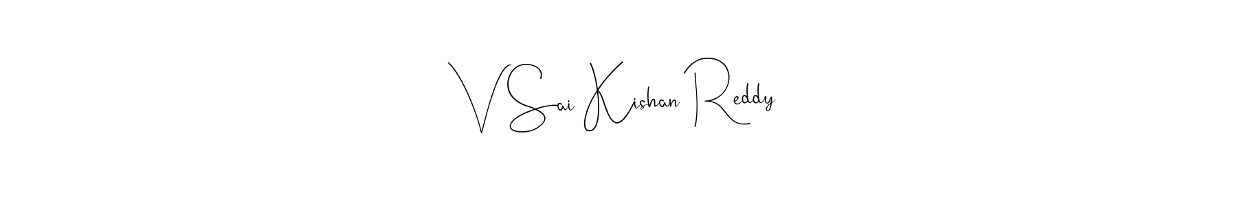 See photos of V Sai Kishan Reddy official signature by Spectra . Check more albums & portfolios. Read reviews & check more about Andilay-7BmLP font. V Sai Kishan Reddy signature style 4 images and pictures png