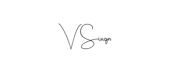 V Singn stylish signature style. Best Handwritten Sign (Andilay-7BmLP) for my name. Handwritten Signature Collection Ideas for my name V Singn. V Singn signature style 4 images and pictures png