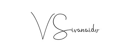Give your name V Sivanaidu an exquisite flair with the Andilay-7BmLP script font. Ideal for contracts, resumes, and formal letterheads. V Sivanaidu signature style 4 images and pictures png