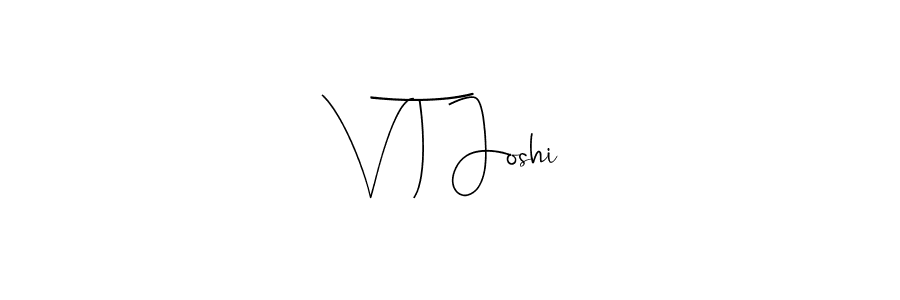 Similarly Andilay-7BmLP is the best handwritten signature design. Signature creator online .You can use it as an online autograph creator for name V T Joshi. V T Joshi signature style 4 images and pictures png