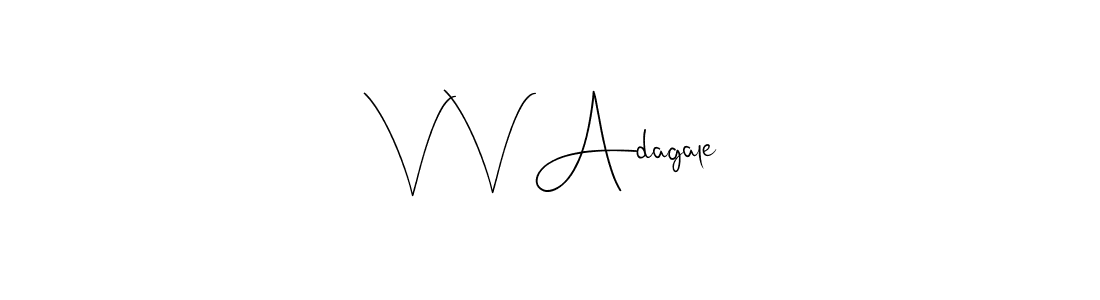 This is the best signature style for the V V Adagale name. Also you like these signature font (Andilay-7BmLP). Mix name signature. V V Adagale signature style 4 images and pictures png