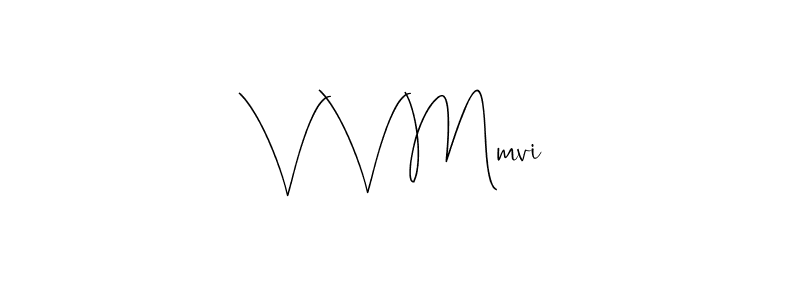 How to make V V Mmvi signature? Andilay-7BmLP is a professional autograph style. Create handwritten signature for V V Mmvi name. V V Mmvi signature style 4 images and pictures png