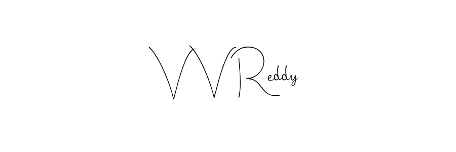 The best way (Andilay-7BmLP) to make a short signature is to pick only two or three words in your name. The name V V Reddy include a total of six letters. For converting this name. V V Reddy signature style 4 images and pictures png