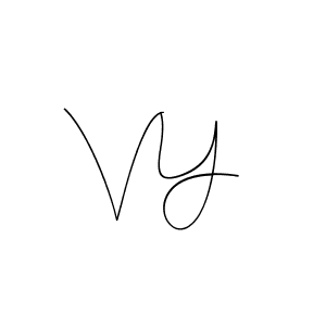 Create a beautiful signature design for name V Y. With this signature (Andilay-7BmLP) fonts, you can make a handwritten signature for free. V Y signature style 4 images and pictures png