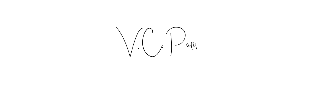 Check out images of Autograph of V. C. Patil name. Actor V. C. Patil Signature Style. Andilay-7BmLP is a professional sign style online. V. C. Patil signature style 4 images and pictures png