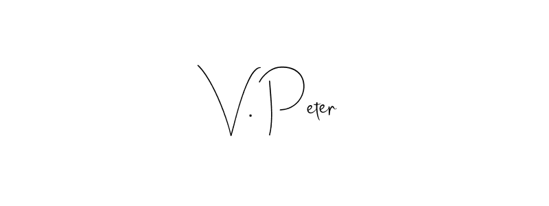 Similarly Andilay-7BmLP is the best handwritten signature design. Signature creator online .You can use it as an online autograph creator for name V. Peter. V. Peter signature style 4 images and pictures png