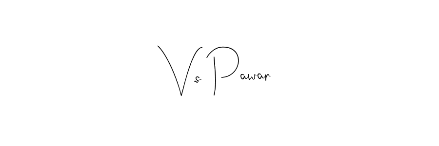 How to make V.s Pawar name signature. Use Andilay-7BmLP style for creating short signs online. This is the latest handwritten sign. V.s Pawar signature style 4 images and pictures png