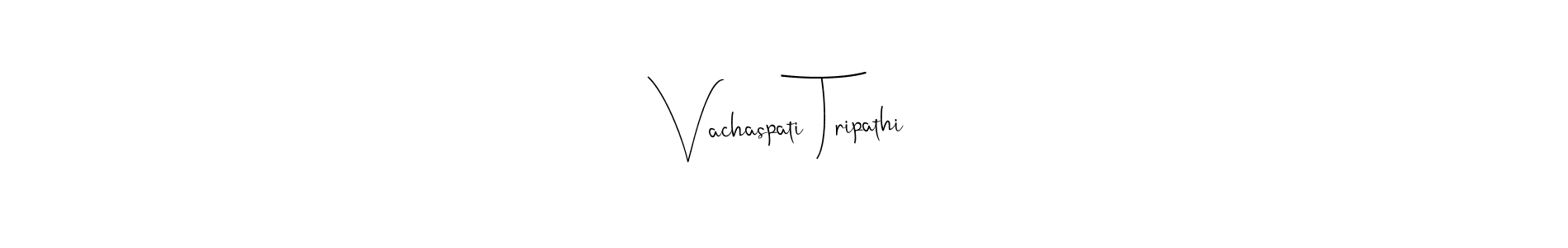 Use a signature maker to create a handwritten signature online. With this signature software, you can design (Andilay-7BmLP) your own signature for name Vachaspati Tripathi. Vachaspati Tripathi signature style 4 images and pictures png