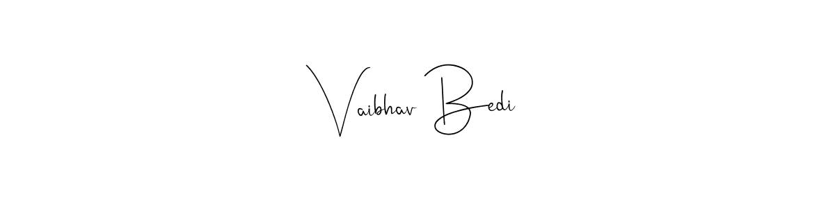 Once you've used our free online signature maker to create your best signature Andilay-7BmLP style, it's time to enjoy all of the benefits that Vaibhav Bedi name signing documents. Vaibhav Bedi signature style 4 images and pictures png