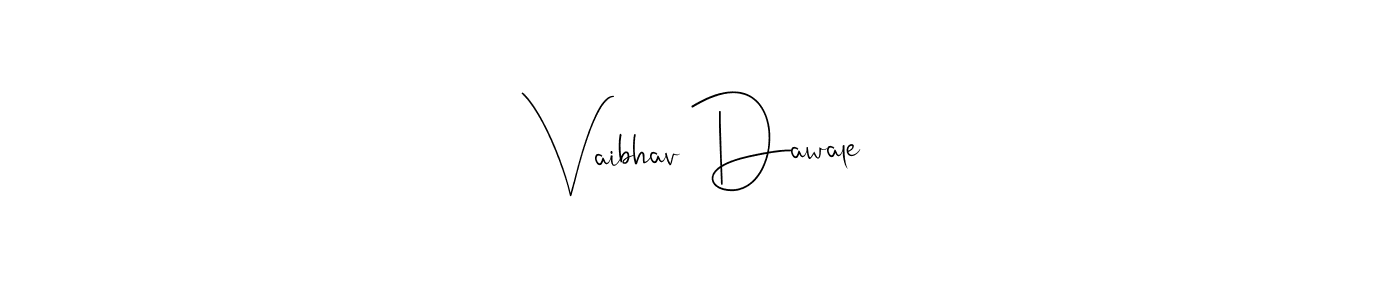 Similarly Andilay-7BmLP is the best handwritten signature design. Signature creator online .You can use it as an online autograph creator for name Vaibhav Dawale. Vaibhav Dawale signature style 4 images and pictures png
