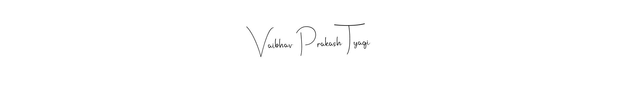 How to Draw Vaibhav Prakash Tyagi signature style? Andilay-7BmLP is a latest design signature styles for name Vaibhav Prakash Tyagi. Vaibhav Prakash Tyagi signature style 4 images and pictures png
