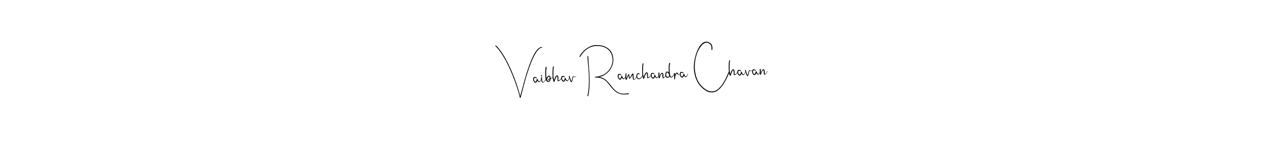 Also You can easily find your signature by using the search form. We will create Vaibhav Ramchandra Chavan name handwritten signature images for you free of cost using Andilay-7BmLP sign style. Vaibhav Ramchandra Chavan signature style 4 images and pictures png