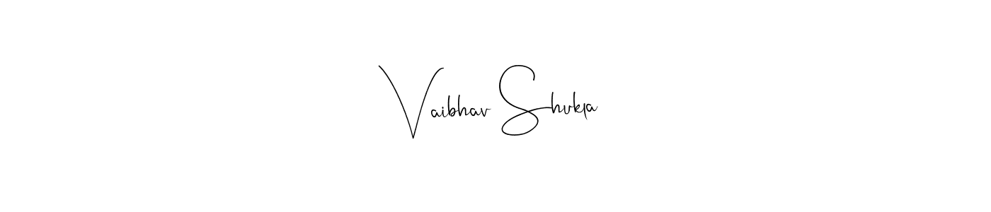 Also we have Vaibhav Shukla name is the best signature style. Create professional handwritten signature collection using Andilay-7BmLP autograph style. Vaibhav Shukla signature style 4 images and pictures png