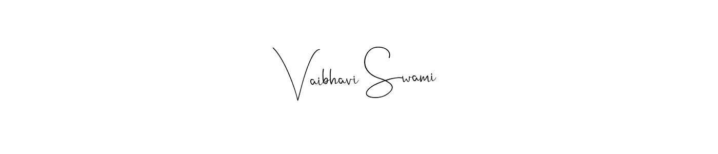 Design your own signature with our free online signature maker. With this signature software, you can create a handwritten (Andilay-7BmLP) signature for name Vaibhavi Swami. Vaibhavi Swami signature style 4 images and pictures png