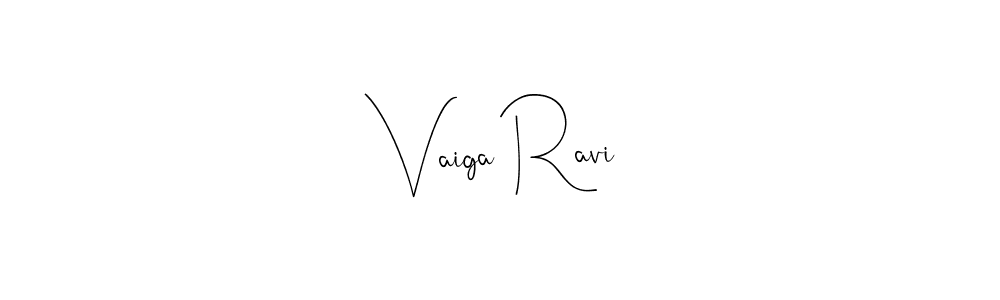 Make a beautiful signature design for name Vaiga Ravi. Use this online signature maker to create a handwritten signature for free. Vaiga Ravi signature style 4 images and pictures png