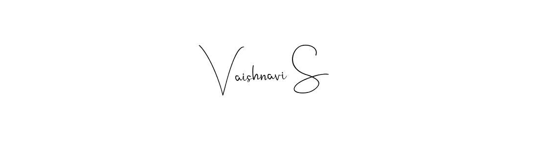How to Draw Vaishnavi S signature style? Andilay-7BmLP is a latest design signature styles for name Vaishnavi S. Vaishnavi S signature style 4 images and pictures png