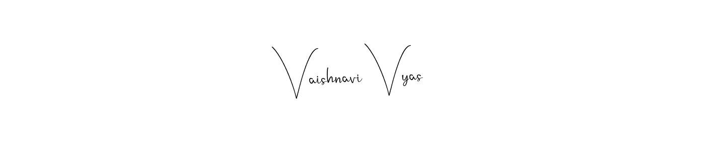 Similarly Andilay-7BmLP is the best handwritten signature design. Signature creator online .You can use it as an online autograph creator for name Vaishnavi Vyas. Vaishnavi Vyas signature style 4 images and pictures png