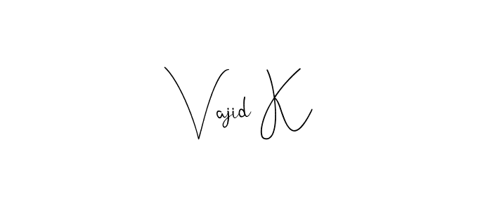 This is the best signature style for the Vajid K name. Also you like these signature font (Andilay-7BmLP). Mix name signature. Vajid K signature style 4 images and pictures png