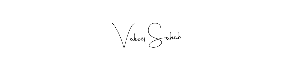 The best way (Andilay-7BmLP) to make a short signature is to pick only two or three words in your name. The name Vakeel Sahab include a total of six letters. For converting this name. Vakeel Sahab signature style 4 images and pictures png