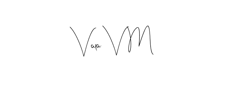 You can use this online signature creator to create a handwritten signature for the name Vala V M. This is the best online autograph maker. Vala V M signature style 4 images and pictures png