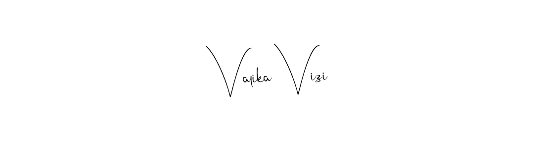 Also You can easily find your signature by using the search form. We will create Valika Vizi name handwritten signature images for you free of cost using Andilay-7BmLP sign style. Valika Vizi signature style 4 images and pictures png