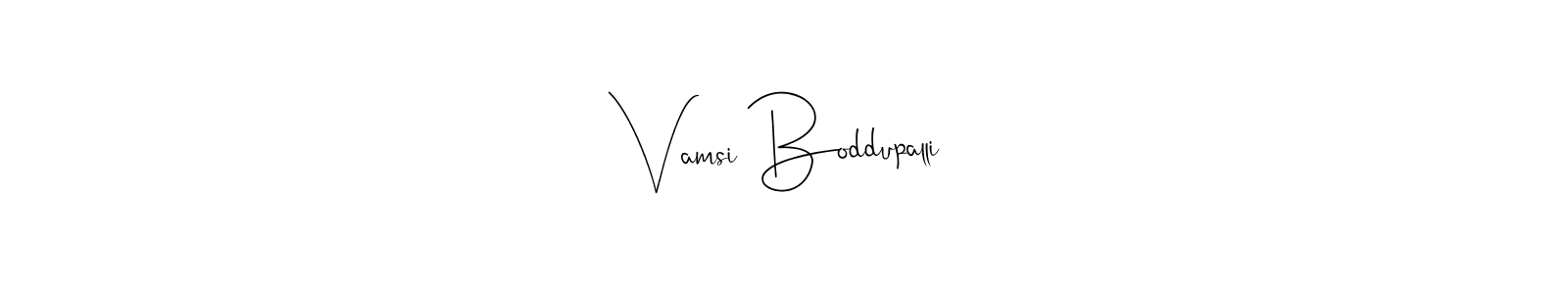 if you are searching for the best signature style for your name Vamsi Boddupalli. so please give up your signature search. here we have designed multiple signature styles  using Andilay-7BmLP. Vamsi Boddupalli signature style 4 images and pictures png