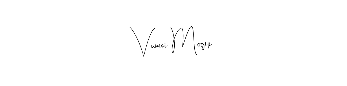 You can use this online signature creator to create a handwritten signature for the name Vamsi Mogili. This is the best online autograph maker. Vamsi Mogili signature style 4 images and pictures png