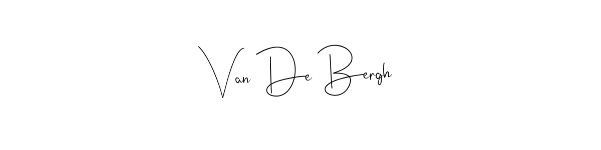 Also we have Van De Bergh name is the best signature style. Create professional handwritten signature collection using Andilay-7BmLP autograph style. Van De Bergh signature style 4 images and pictures png