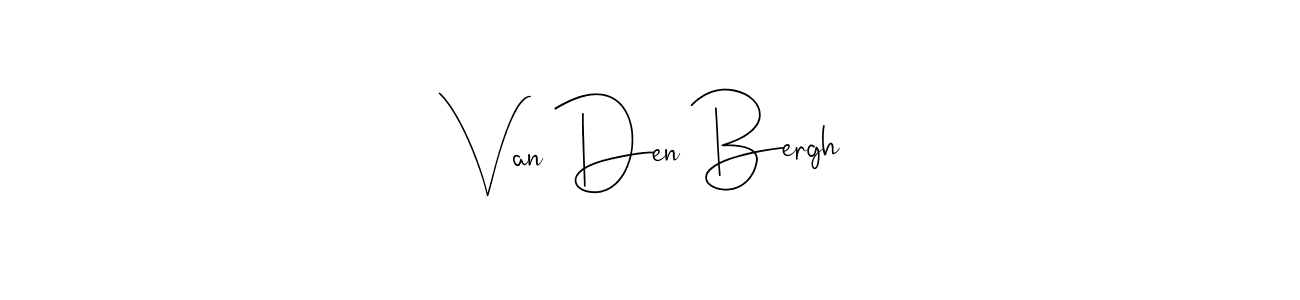 Van Den Bergh stylish signature style. Best Handwritten Sign (Andilay-7BmLP) for my name. Handwritten Signature Collection Ideas for my name Van Den Bergh. Van Den Bergh signature style 4 images and pictures png