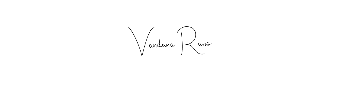 Here are the top 10 professional signature styles for the name Vandana Rana. These are the best autograph styles you can use for your name. Vandana Rana signature style 4 images and pictures png