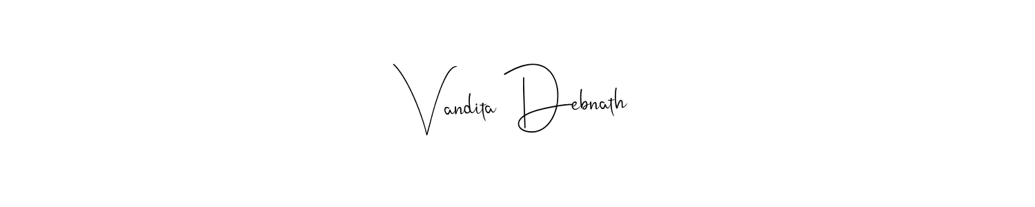 Once you've used our free online signature maker to create your best signature Andilay-7BmLP style, it's time to enjoy all of the benefits that Vandita Debnath name signing documents. Vandita Debnath signature style 4 images and pictures png