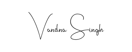 Create an unforgettable impression when signing with Vandna Singh name styled in Andilay-7BmLP typography. 100% free online generator. Vandna Singh signature style 4 images and pictures png