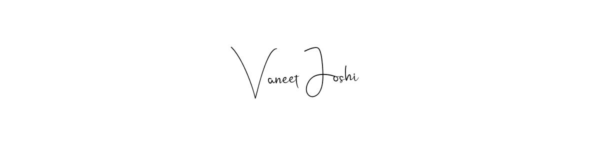 Once you've used our free online signature maker to create your best signature Andilay-7BmLP style, it's time to enjoy all of the benefits that Vaneet Joshi name signing documents. Vaneet Joshi signature style 4 images and pictures png