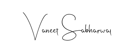 Master the art of signing with Vaneet Sabharwal written in fluent Andilay-7BmLP script. A great template to practice and refine your handwriting. Vaneet Sabharwal signature style 4 images and pictures png