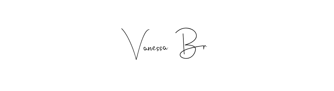 Andilay-7BmLP is a professional signature style that is perfect for those who want to add a touch of class to their signature. It is also a great choice for those who want to make their signature more unique. Get Vanessa  Br name to fancy signature for free. Vanessa  Br signature style 4 images and pictures png