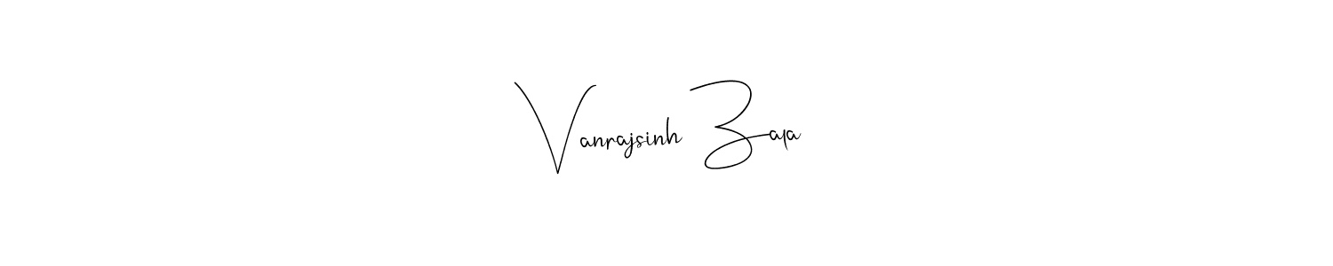 Also You can easily find your signature by using the search form. We will create Vanrajsinh Zala name handwritten signature images for you free of cost using Andilay-7BmLP sign style. Vanrajsinh Zala signature style 4 images and pictures png