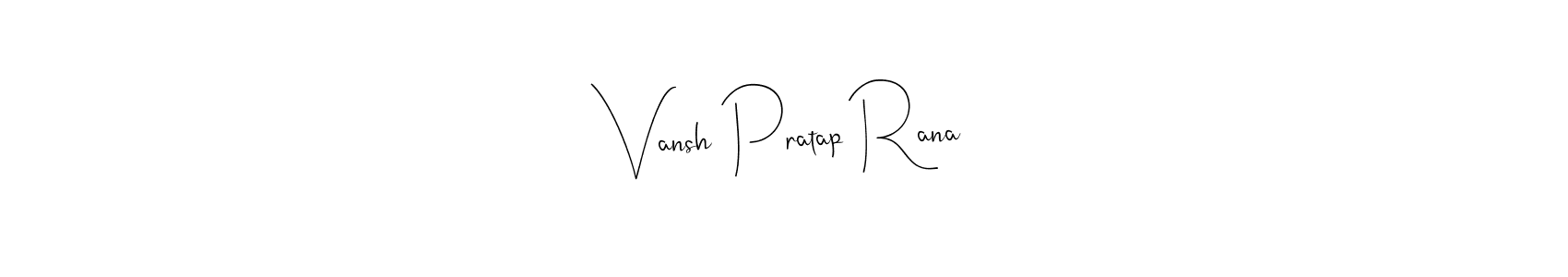 Make a beautiful signature design for name Vansh Pratap Rana. Use this online signature maker to create a handwritten signature for free. Vansh Pratap Rana signature style 4 images and pictures png