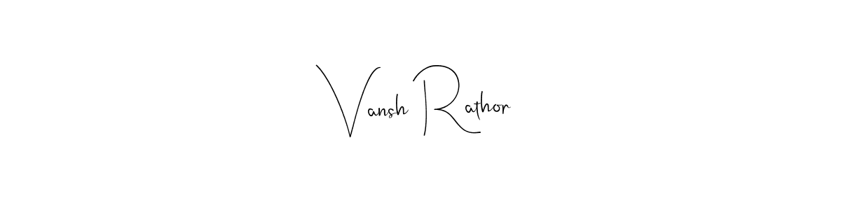 You can use this online signature creator to create a handwritten signature for the name Vansh Rathor. This is the best online autograph maker. Vansh Rathor signature style 4 images and pictures png