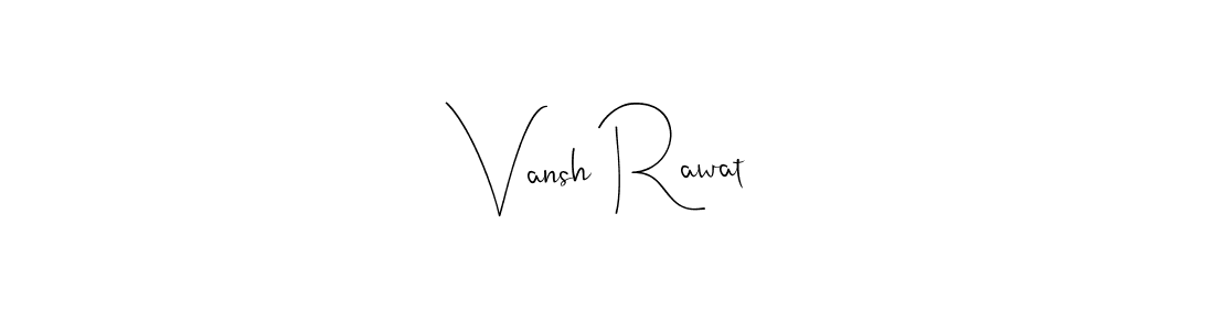 if you are searching for the best signature style for your name Vansh Rawat. so please give up your signature search. here we have designed multiple signature styles  using Andilay-7BmLP. Vansh Rawat signature style 4 images and pictures png