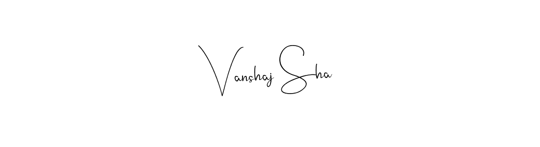 You can use this online signature creator to create a handwritten signature for the name Vanshaj Sha. This is the best online autograph maker. Vanshaj Sha signature style 4 images and pictures png